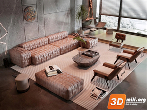 Sofa Minotti Skp Files 